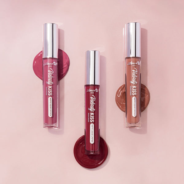 Nudy Rose - Velvety Kiss Matte Liquid Lipstick Collection