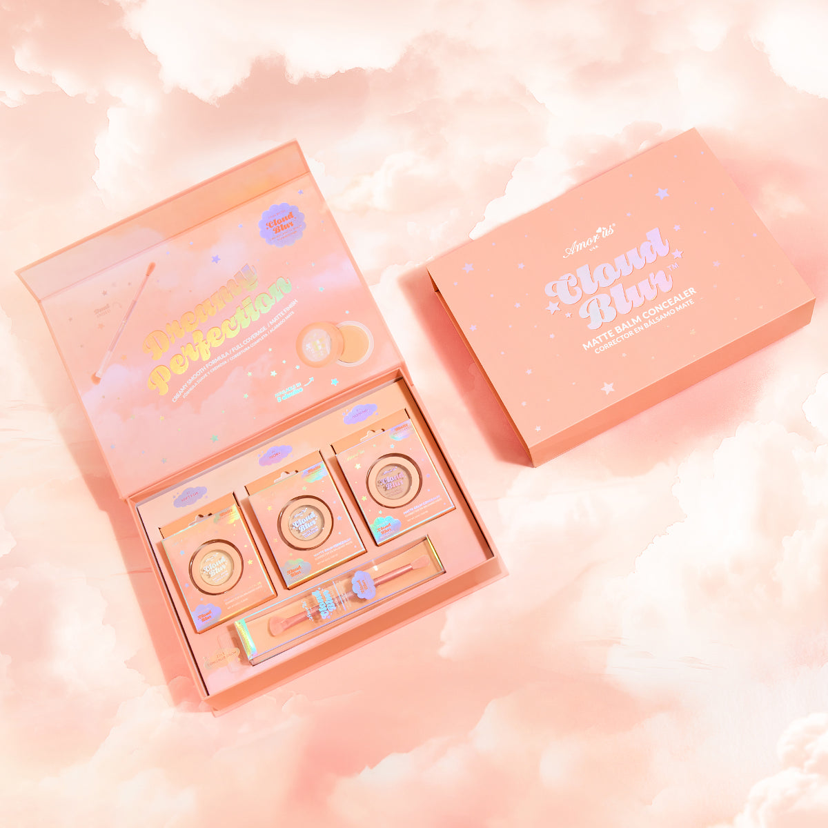 Cloud Blur Conceal Kit Set (Concealers & Brush Set) | Amorus USA
