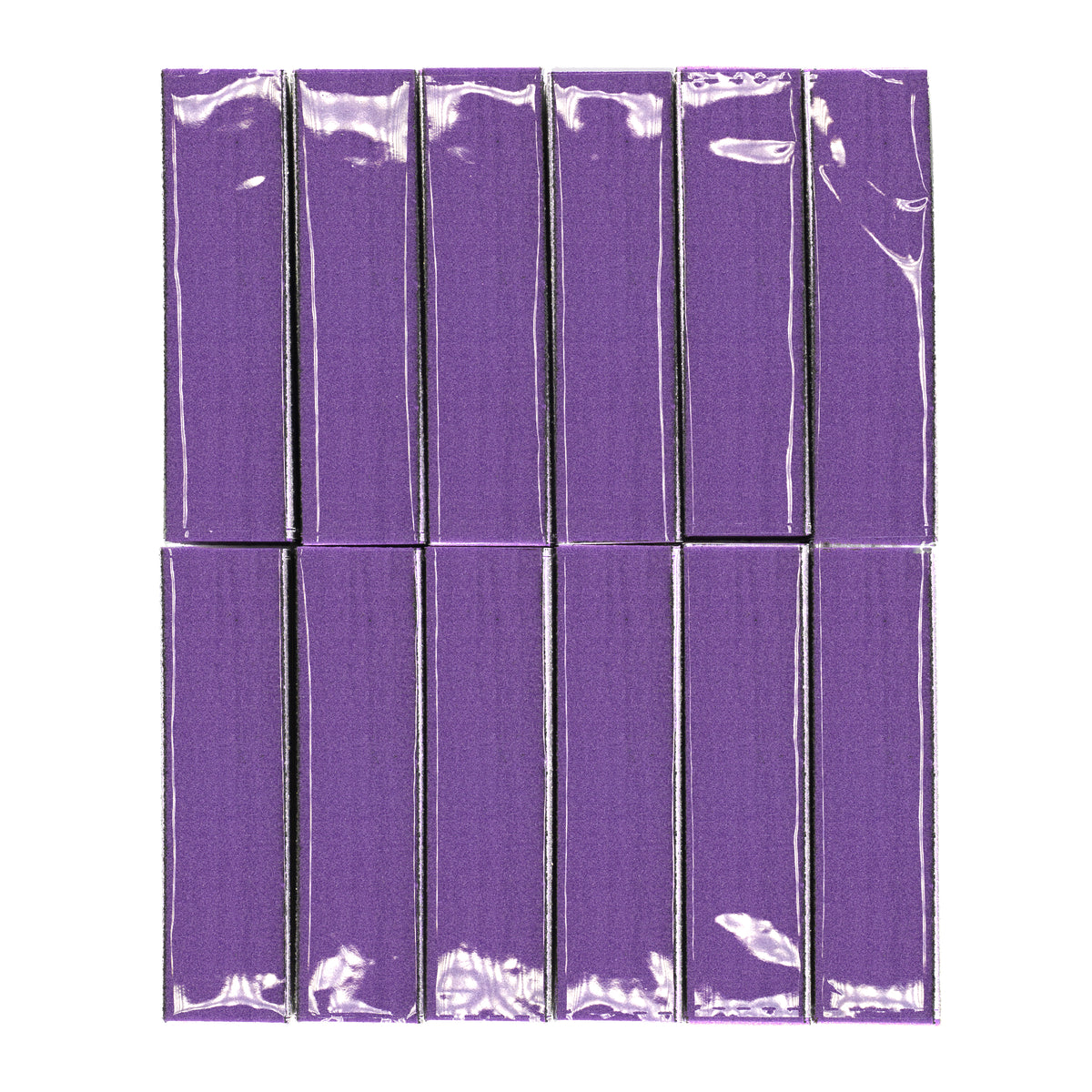 3 Sided Nail Buffer Block - Purple (12pack) | Amorus USA