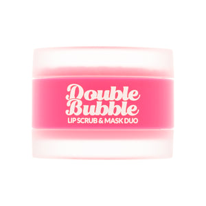Amorus Double Bubble Lip Scrub & Mask Duo Smooths dry and cracked lips Removes dead skin Moisturizing Promotes healing Paraben-free Amor Us