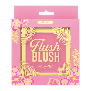 Amorus USA Flush Blush Powder Blush Rose Silky Soft Buildable Blendable Lightweight Matte Finish Long-Lasting Amor Us Vegan Paraben-Free Cruelty-Free