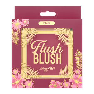 Amorus USA Flush Blush Powder Blush Plum Silky Soft Buildable Blendable Lightweight Matte Finish Long-Lasting Amor Us Vegan Paraben-Free Cruelty-Free