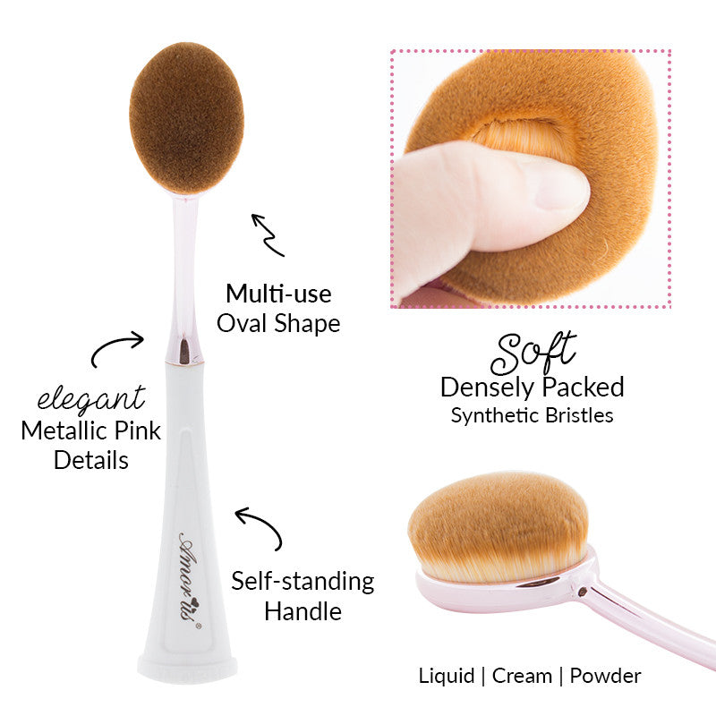 Oval Face Foundation Makeup Brush | Amorus USA