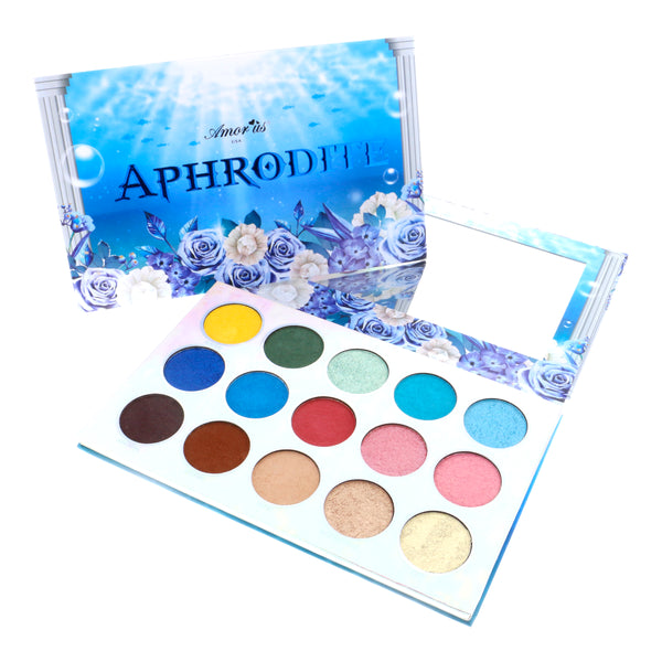 Amorus USA Aphrodite Pressed Pigment Palette Amor us makeup cosmetics eye palette cream eyeshadow 