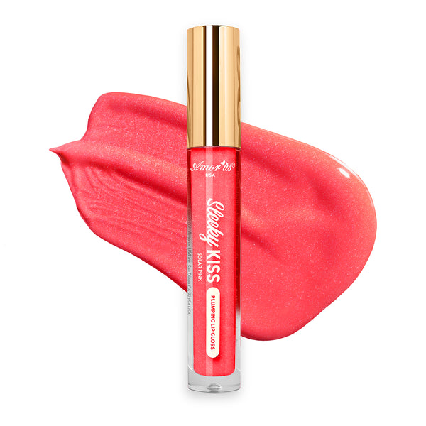 Amorus USA Amor US #amorususa beauty cosmetics makeup cruelty-free Sleeky Kiss Plumping Lip Gloss High Shine Finish Lip Plumping Effect Non-Sticky Moisturizing Easy-to-Use SOLAR PINK