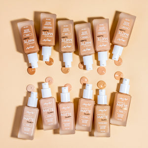 Amorus USA Amorus Matte Foundation Warm Nude Long-Lasting Buildable Coverage Full Coverage Matte Finish For All Skin Types Amor Us