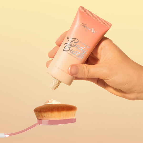 Body Radiance Duo | Shimmer Body Butter + Brush