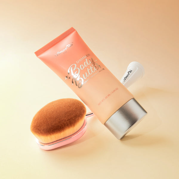Body Radiance Duo | Shimmer Body Butter + Brush