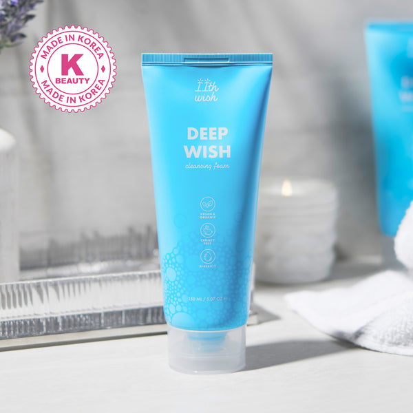 11th Wish x Amorus USA Deep Wish Cleansing Form Cruelty-Free Vegan Paraben-Free Hydrating Formula Brightening Perfect For dry Sensitive types Amor Us
