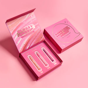 Glossy Gossip Shimmer Lip Plump Balm PR Box Bundle