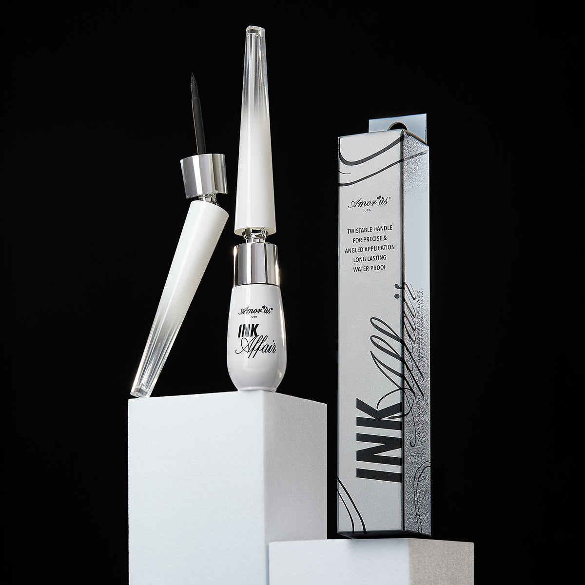 Ink Affair - Super Black Angled Felt Tip Liner | Amorus USA