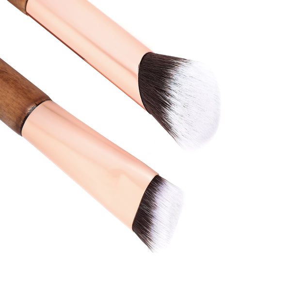 155 - Premium Dual - Ended Angled Contour Brush