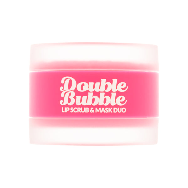 Amorus Double Bubble Lip Scrub & Mask Duo Smooths dry and cracked lips Removes dead skin Moisturizing Promotes healing Paraben-free Amor Us