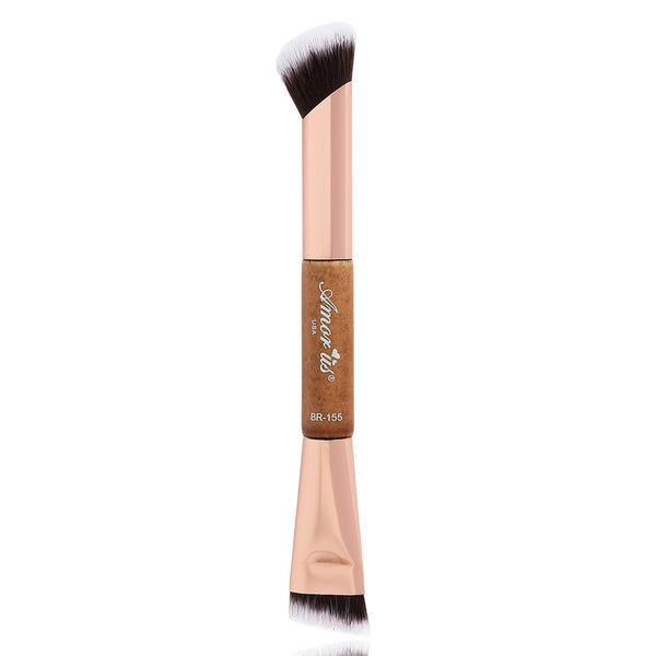 155 - Premium Dual - Ended Angled Contour Brush