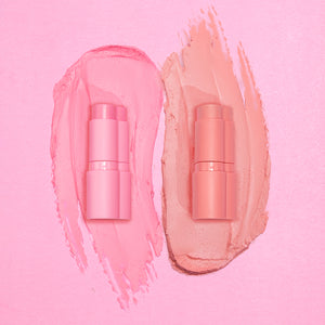 Amorus Sweet Blush Heart Shaped Stick Blush Color range for every skin tone Easy to blend High payoff Matte creamy formula Sweet Peach Set Amor Us