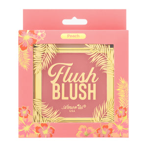 Amorus USA Flush Blush Powder Blush Peach Silky Soft Buildable Blendable Lightweight Matte Finish Long-Lasting Amor Us Vegan Paraben-Free Cruelty-Free