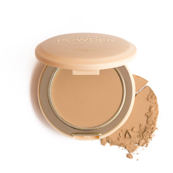 Amorus USA New Two-Way Powder Foundations Natural Beige Full Coverage Weightless Waterproof Matte Finish Hydrating Amor us 