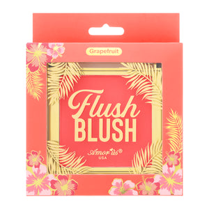 Amorus USA Flush Blush Powder Blush Grapefruit Silky Soft Buildable Blendable Lightweight Matte Finish Long-Lasting Amor Us Vegan Paraben-Free Cruelty-Free