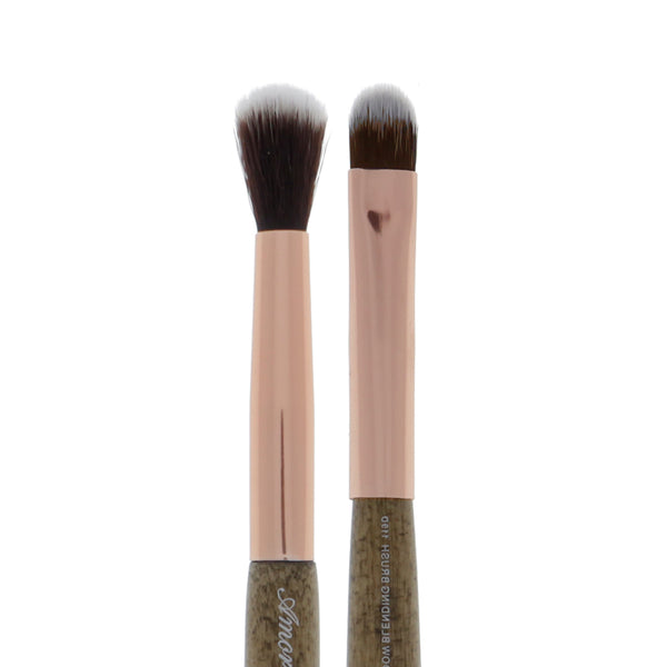 119D Amorus USA Premium Eyeshadow Packing and Blending Duo Eye Makeup Brush Amor Us makeup cosmetics brushes vegan cruelty free