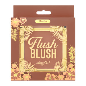 Amorus USA Flush Blush Powder Blush Mocha Silky Soft Buildable Blendable Lightweight Matte Finish Long-Lasting Amor Us Vegan Paraben-Free Cruelty-Free