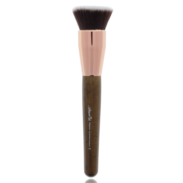 128 Amorus USA Premium Buffing Foundation Kabuki Face Makeup Brush Amor Us makeup cosmetics brushes vegan cruelty free