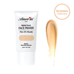 Amorus USA Amor Us #amorususa beauty cosmetics makeup cruelty-free face makeup primer smoothing matte pore minimizing color correcting clear translucent peach