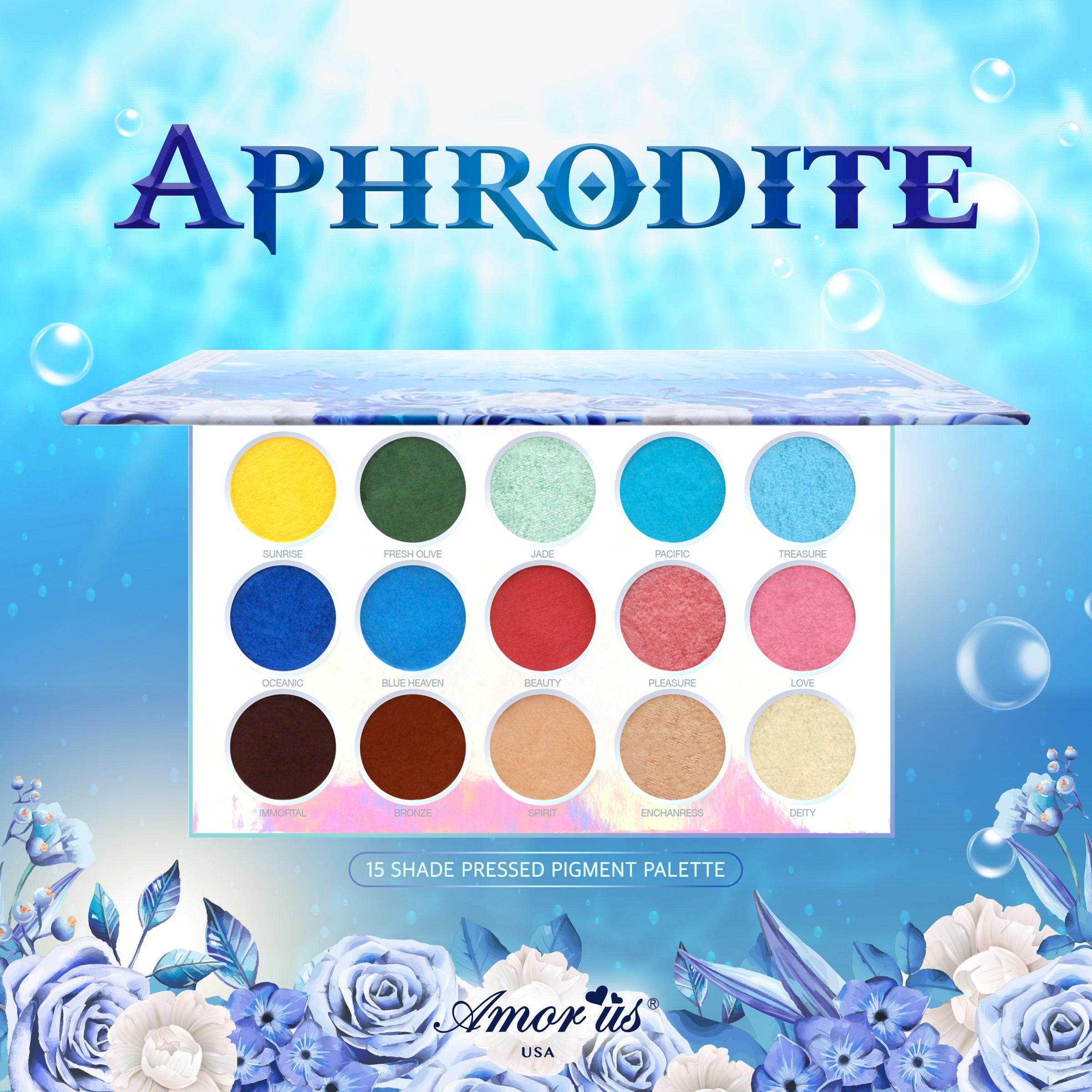 Aphrodite Pressed Pigment Palette