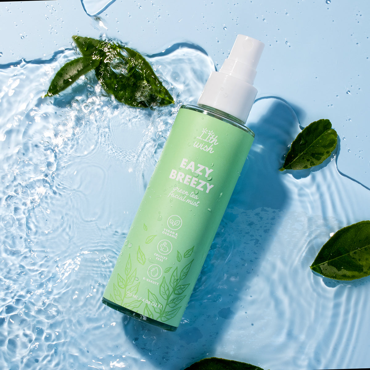 Eazy Breezy Green Tea | Korean Facial Mist | 11th Wish & Amorus USA