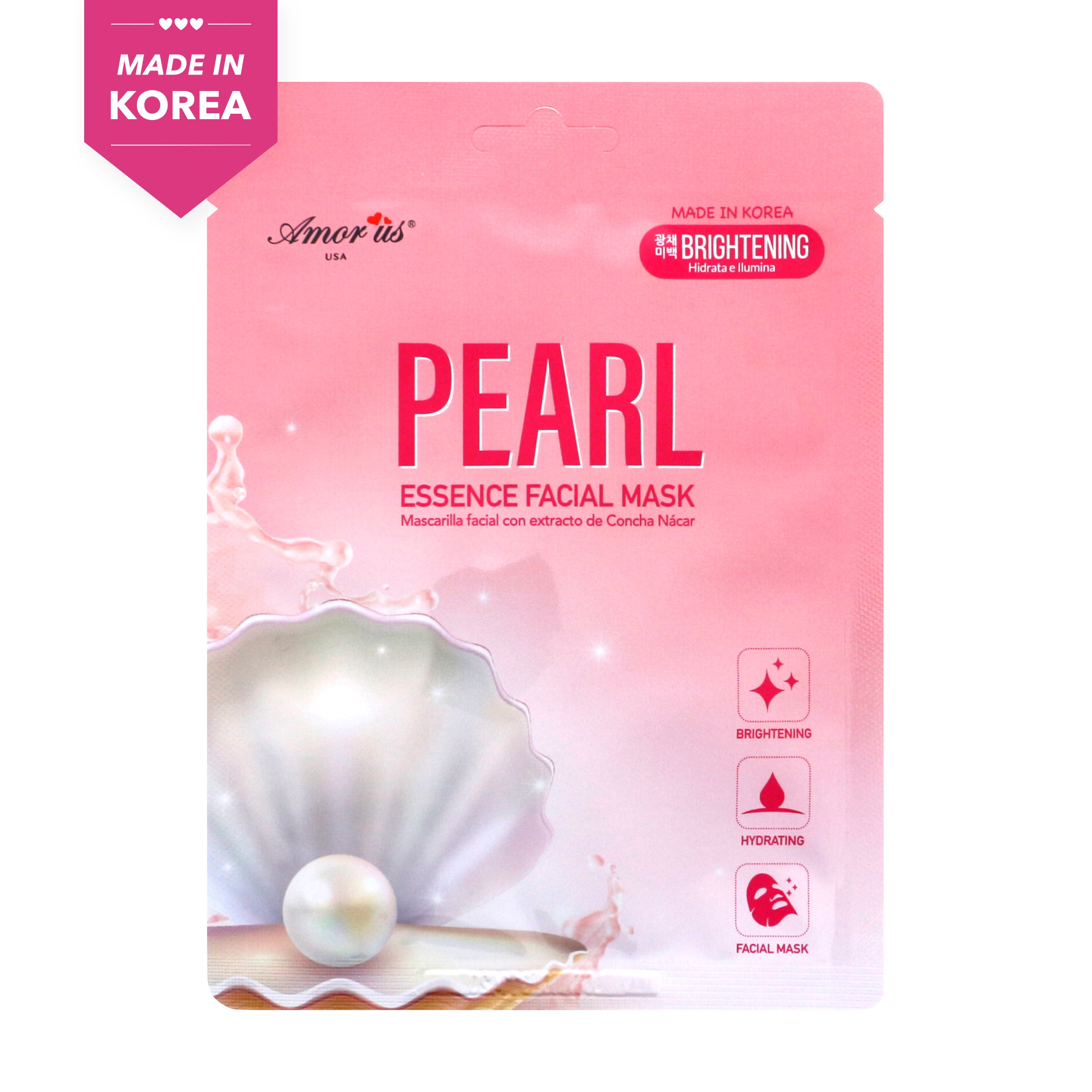Pearl Powder Brightening Face Mask – De La Heart