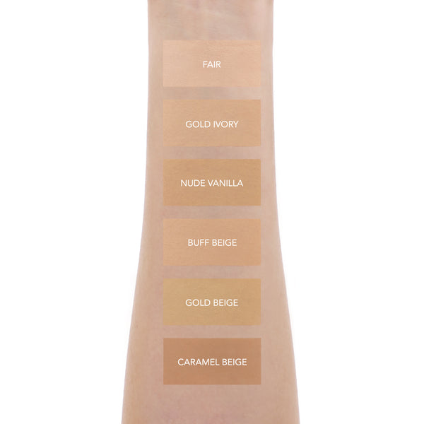 Amorus USA Dream Cover Matte Foundation Full-Coverage Weightless Waterproof Matte Finish Hydrating Amor Us Vegan Paraben-Free Cruelty-Free Arm-Swatch